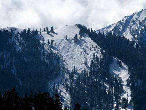 Avalanche in Lambs Canyon