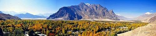 A Panoramic View of Shigar Valley