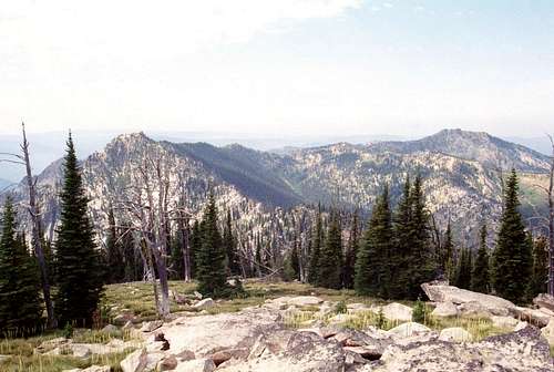 Rocky Peak and Vermilion Peak