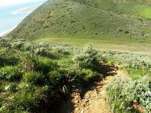 Northern end of Mugu Direct Trail is steep!