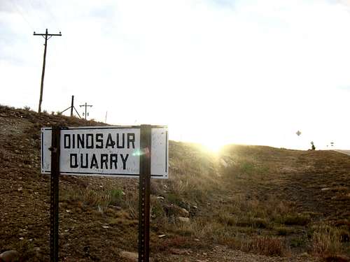 dinosaur quarry near black mesa