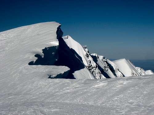 Crater cornices