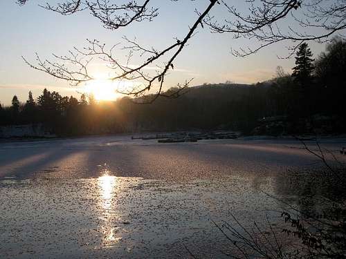 Winter by Lake Solina
