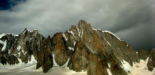 Panoramic view of Grand Capucin