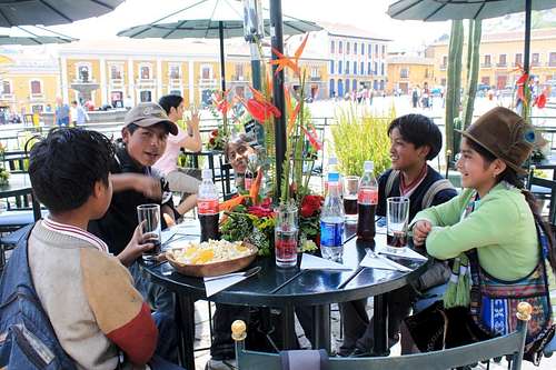 Lunch in Quito