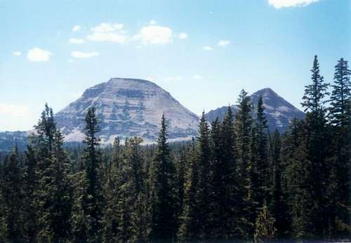 Bald Mountain (left), Uintas....