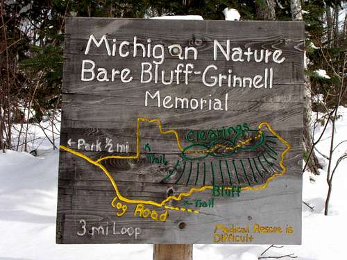 Trail sign/map