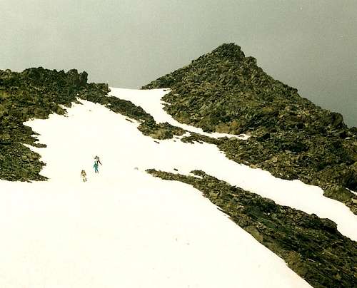 Final approach to summit