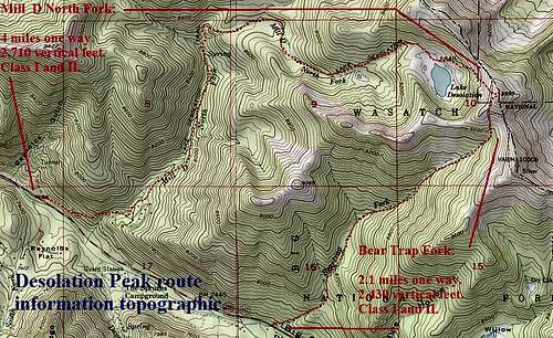 Desolation Peak Topographic.