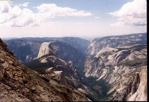 View of Half Dome and the...