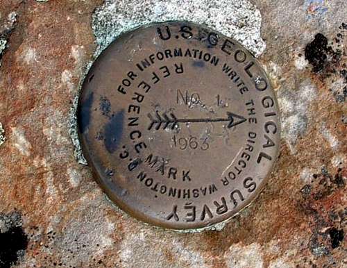 Lookout Mtn witness marker (OR)
