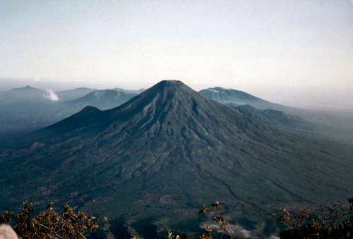 View Mt.Sundoro from Sumbing 