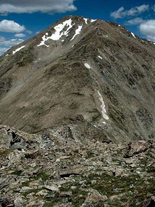7/11/04: Mount Yale, as seen...