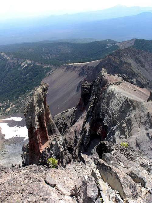 Mt Thielsen Southern View from Top