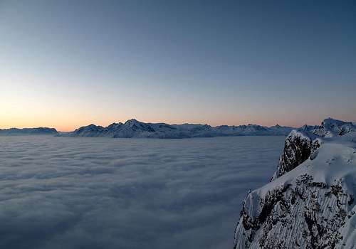 Early morning view from the Geiereck (1805m)
