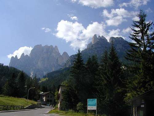 Dolomites -first view from...