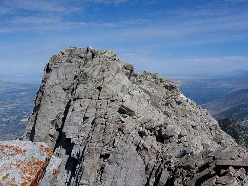 The true summit, viewed from...