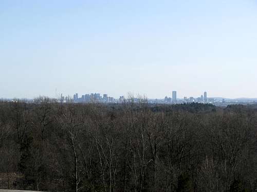 Zoom of Boston from Bear Hill