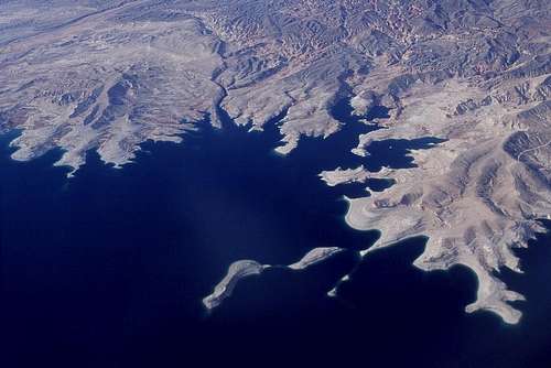 Aerial View of Lake Mead