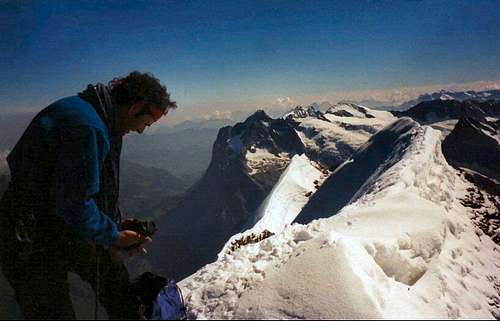 The Eiger summit