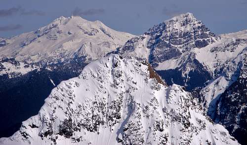 Glacier Peak, Sperry Peak and Sloan Peak