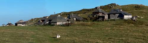 Huts on Mala Planina