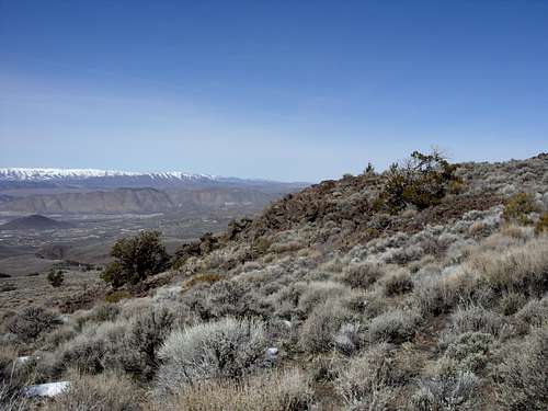 Petersen Mountain range from Spanish Springs Peak