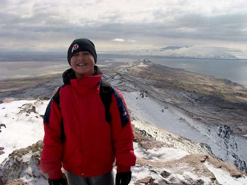 Liam on the Summit