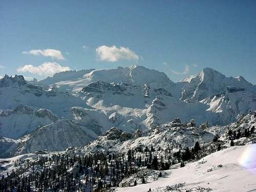 Marmolada in Winter from...