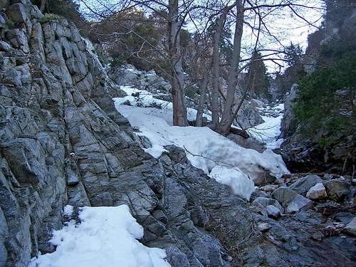 Falling Rock Canyon Route to Falling Fir Ridge