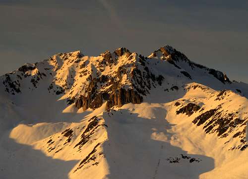 Le Grand Pic Alpenglow