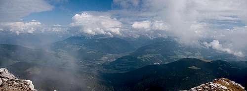 Summit View across Pustertal