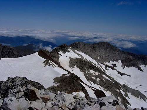 The view of ridge of Literola...