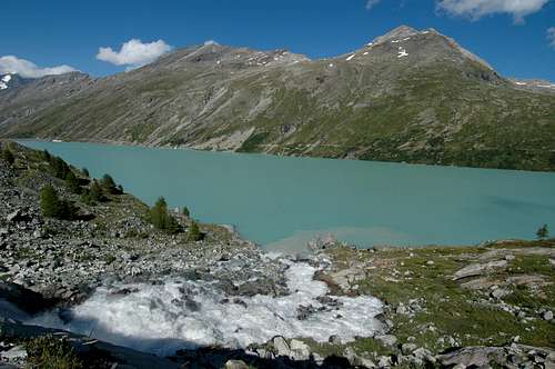 Mattmark lake