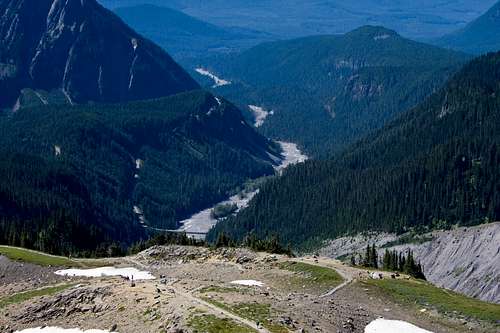 Nisqually River from Glacier Vista