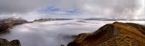 Kučki Maglić summit panorama