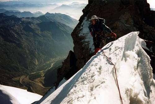 aug 1999 on the ridge between...