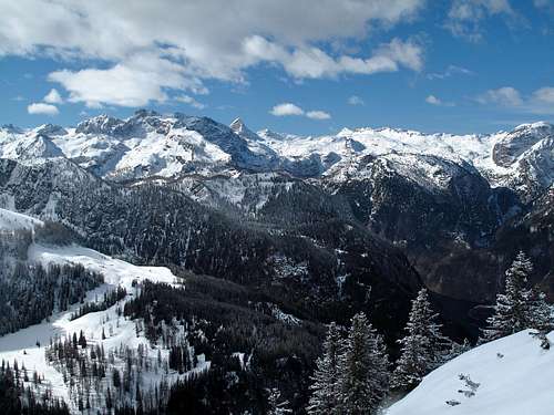 The summits of the Steinernes Meer