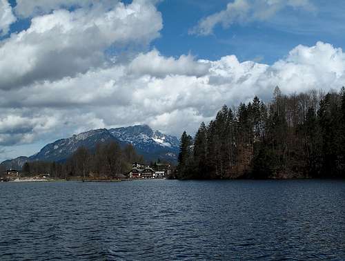 Looking back to Schönau-Königssee