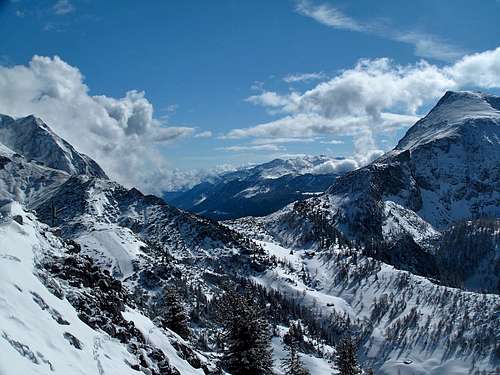 Torrener Joch, 1774m and Schneibstein, 2276m