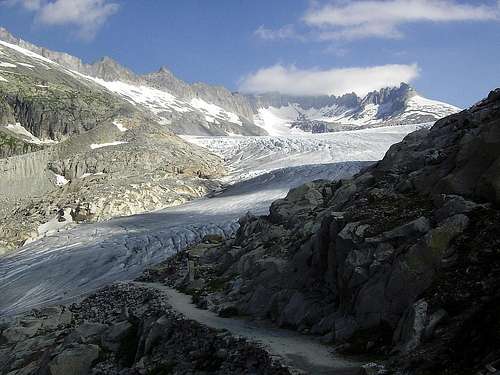 Rhone Glacier with Tieralplistock