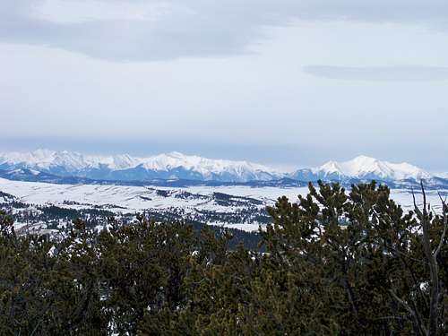 Sawatch Range from the summit
