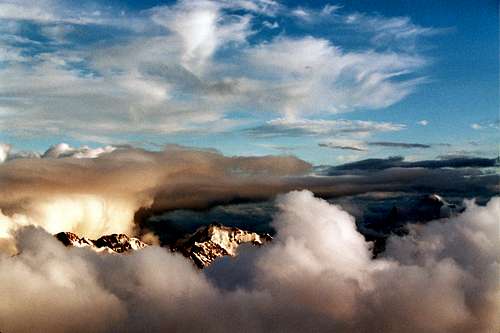 Caucasus  Between The Clouds.