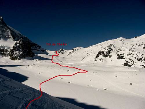 Ski route