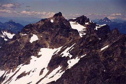 Cadet Peak's south and north...