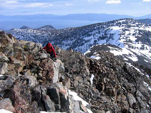 Rocky Ridge on Dicks Peak