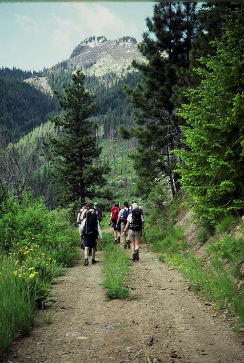 Hiking the Road towards South Wedge