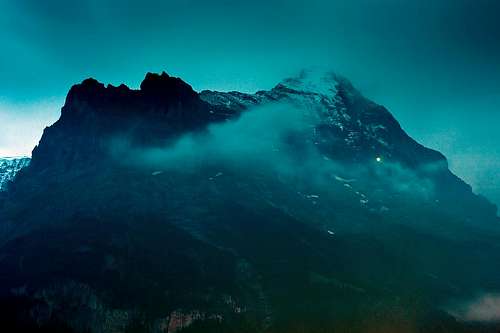 Eiger at night