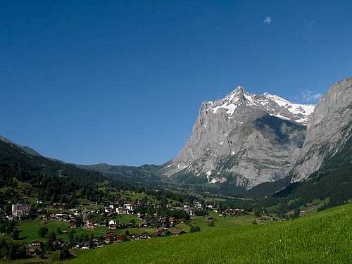 Wetterhorn and Grindelwald