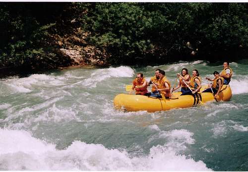 Rafting On The Tara River